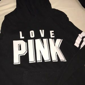 Love Pink Black Sweater